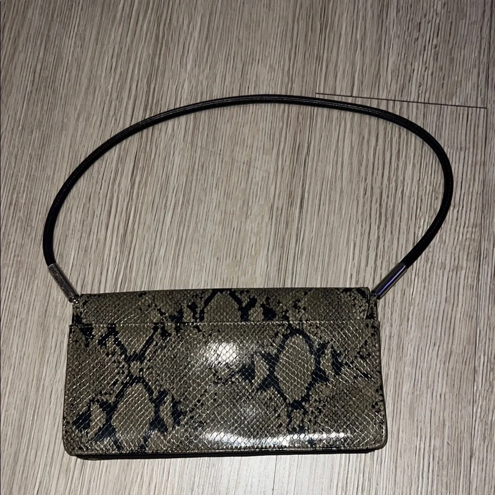 Nine West Elegant Snake Print Shoulder Bag - Picture 5 of 5